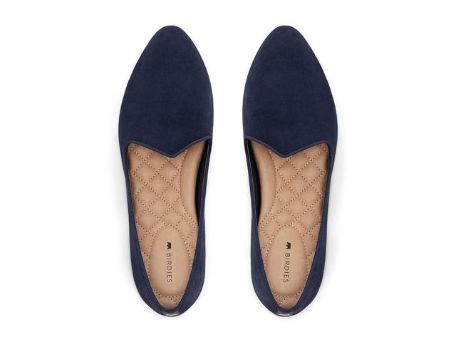 Birdies Heron Suede Flat (Navy Suede) Women's Shoes Product Image