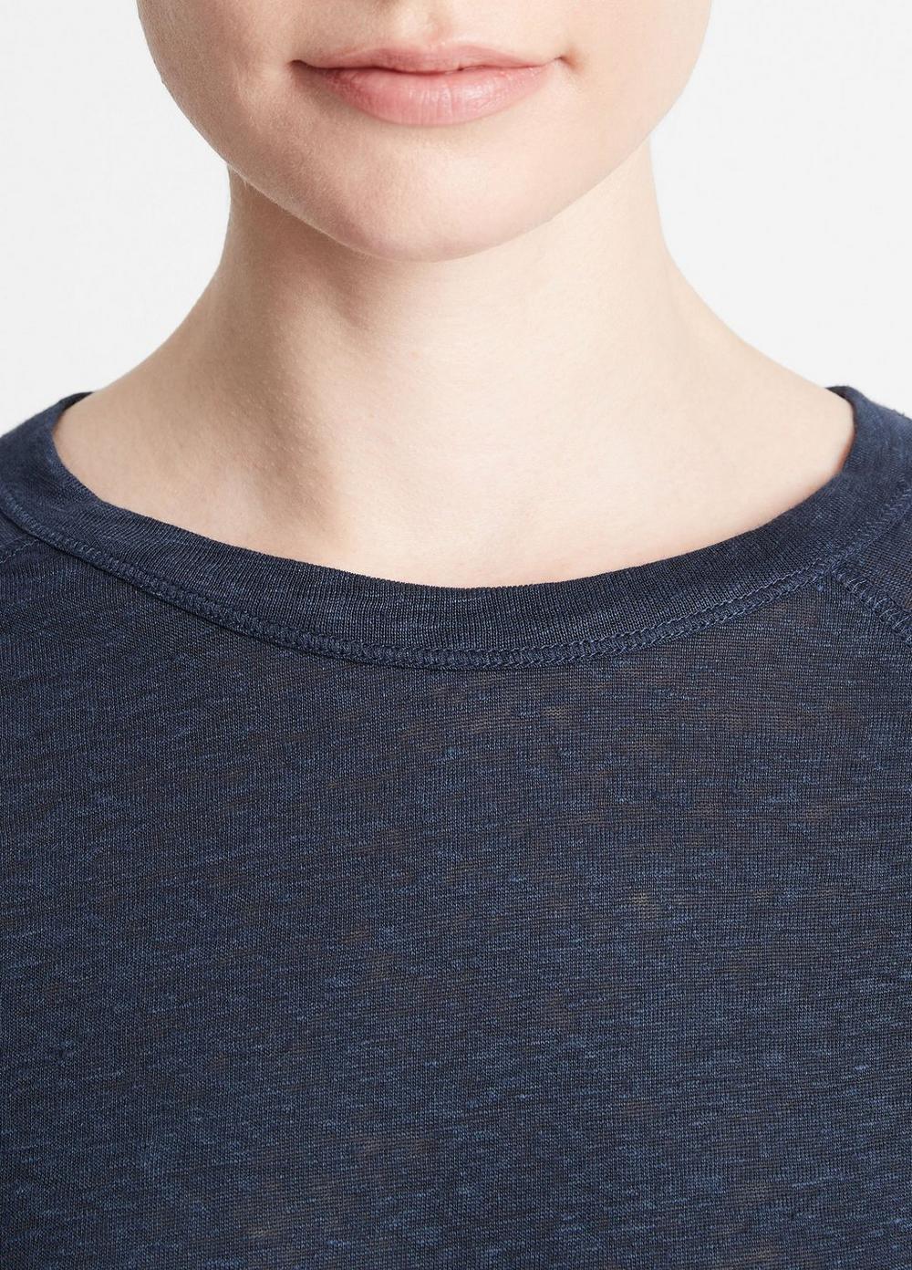 Linen Raglan-Sleeve Pullover Product Image