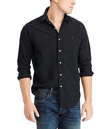 Mens Garment-Dyed Classic-Fit Oxford Shirt Product Image