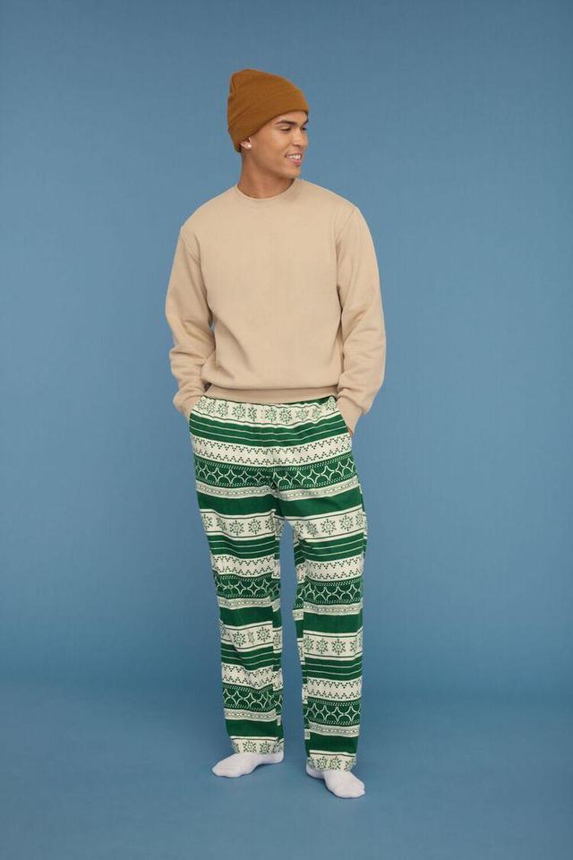 Flannel Fair Isle Pajama Pants | Forever 21 Product Image