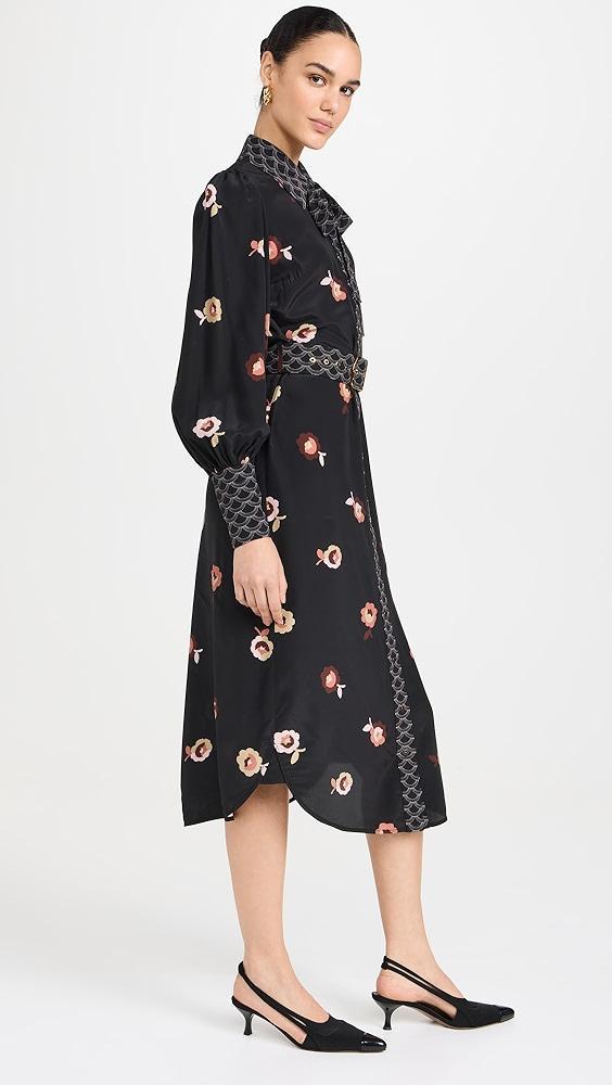 Zimmermann Bow Midi Dress | Shopbop Product Image