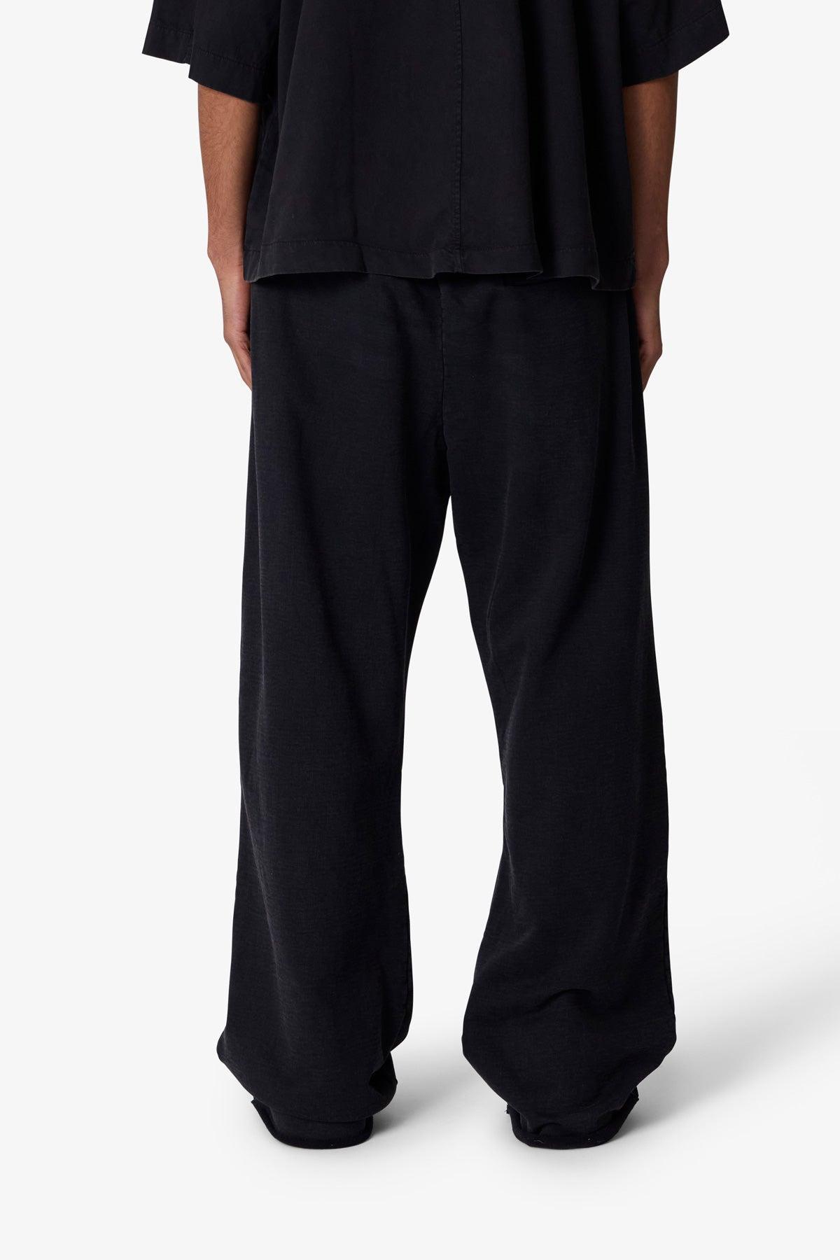 Ultra Baggy Heavy Fleece Sweatpants - Washed Black Product Image