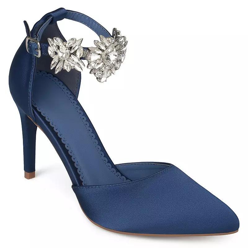 Journee Collection Loxley Pump | Womens | | | Heels | Pumps | Ankle Strap Product Image
