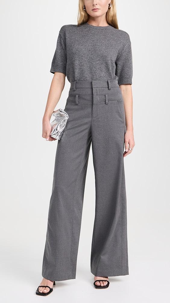 alice + olivia Aspen Double Waist Trousers | Shopbop Product Image