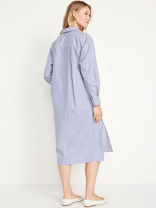 Loose Midi Shirt Dress Product Image