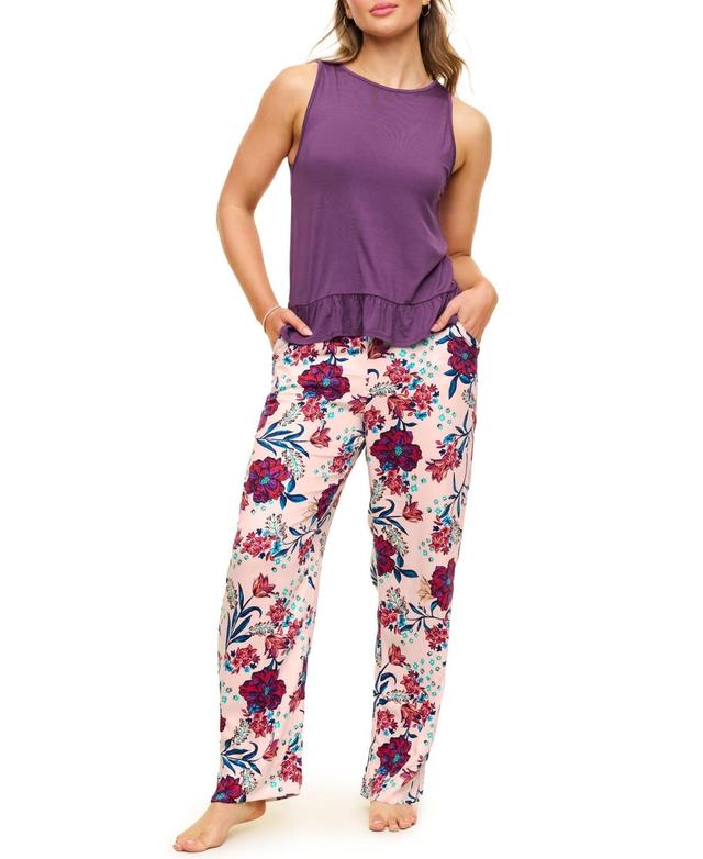 Adore Me Womens Aerys Pajama Tank & Pants Set Product Image