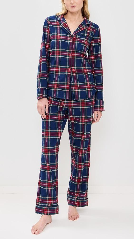 Petite Plume Windsor Tartan Pajama Set | Shopbop Product Image