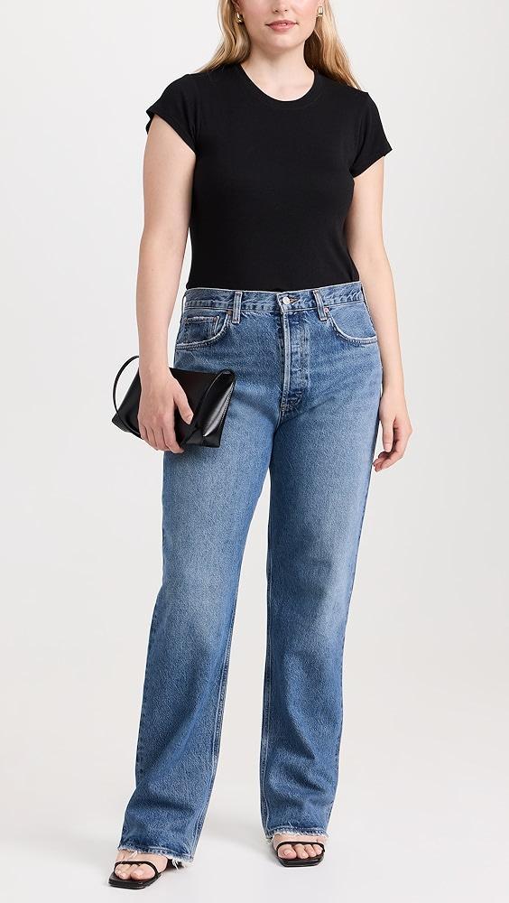 AGOLDE Kelly Jeans: High Rise Relaxed Straight | Shopbop Product Image