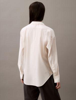 Stretch Poplin Relaxed Fit Button-Down Shirt Product Image