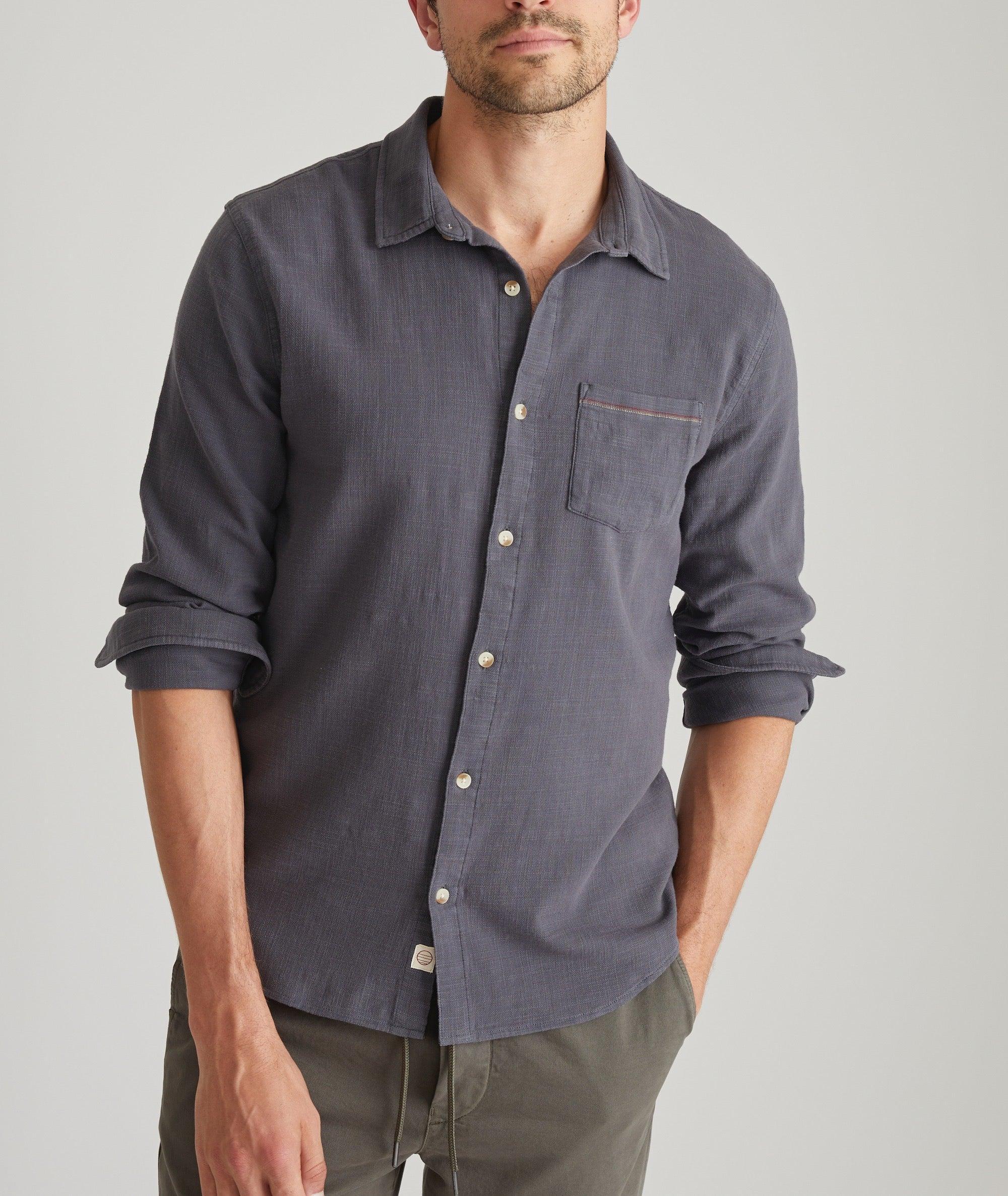 Stretch Selvage Long Sleeve Shirt Product Image