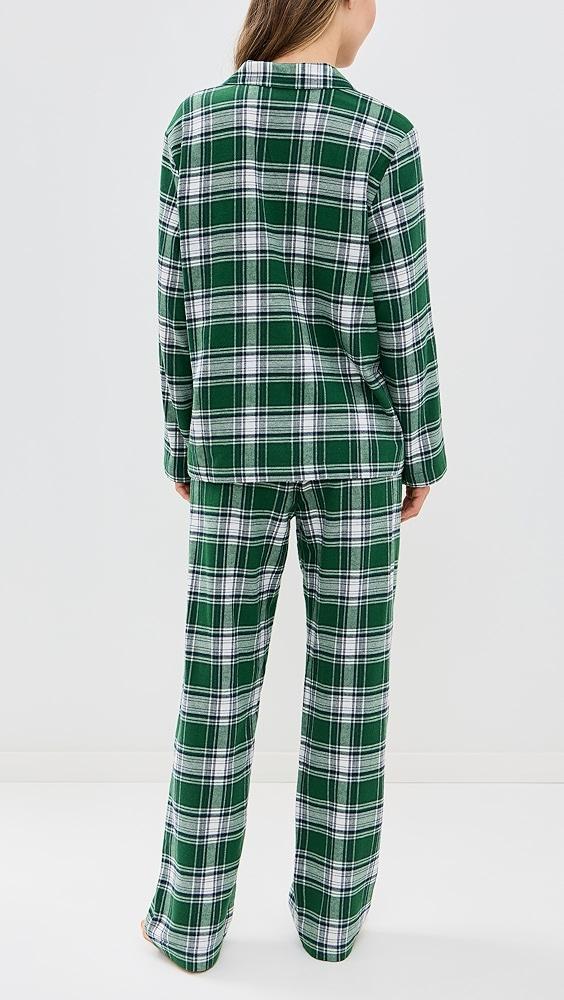 Eberjey Flannel Long Pj Set | Shopbop Product Image