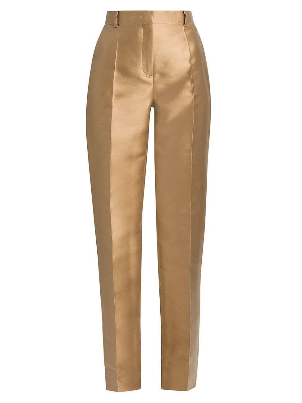 Womens Mikado Tapered Trousers Product Image