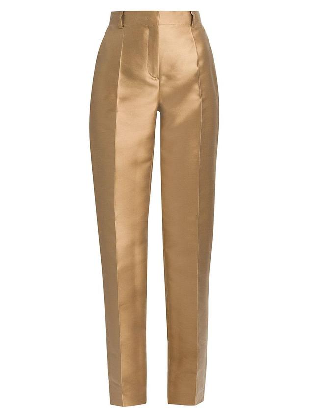 Shiny Straight Leg Trousers Product Image