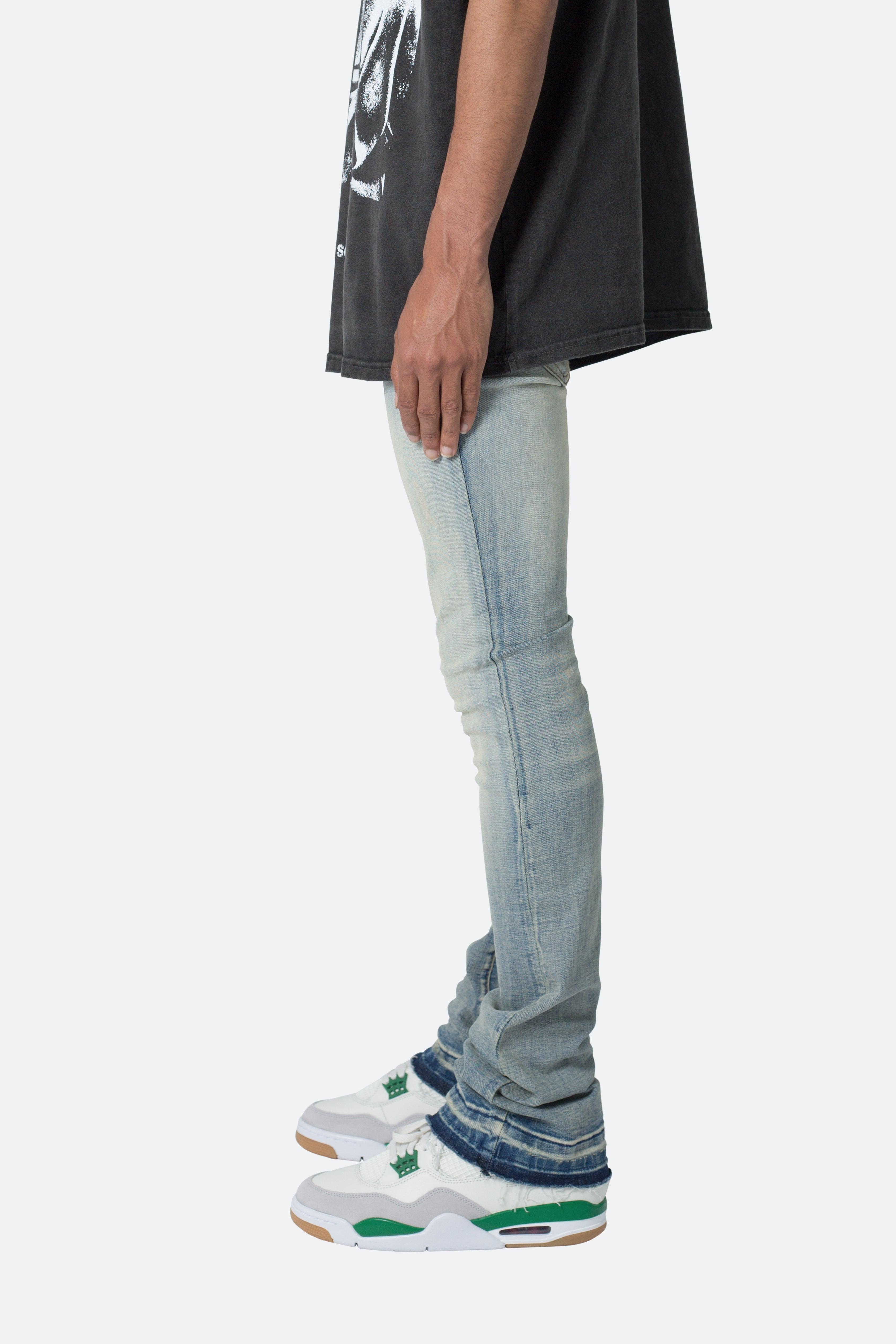 X514 Skinny Stacked Denim - Medium Blue Product Image