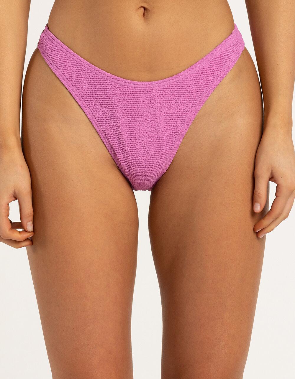 RSQ Ruffle Cheekier High Leg Bikini Bottoms Product Image