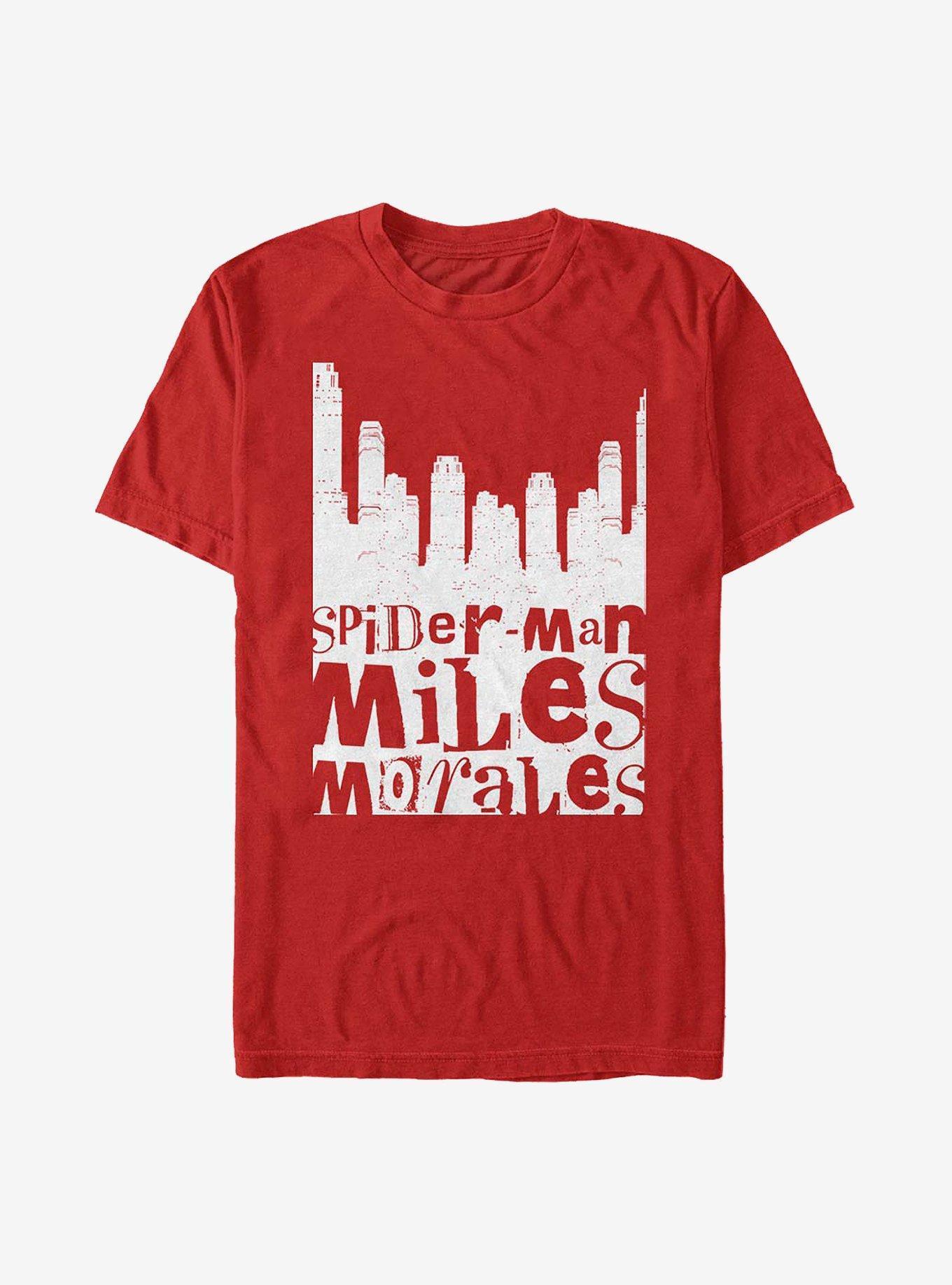 Marvel Spider-Man Miles Miles Morales City T-Shirt Product Image