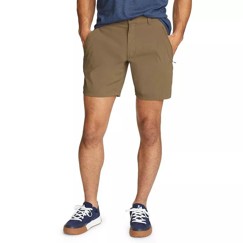 Mens Eddie Bauer Horizon Guide Wander Shorts Dark Blue Product Image