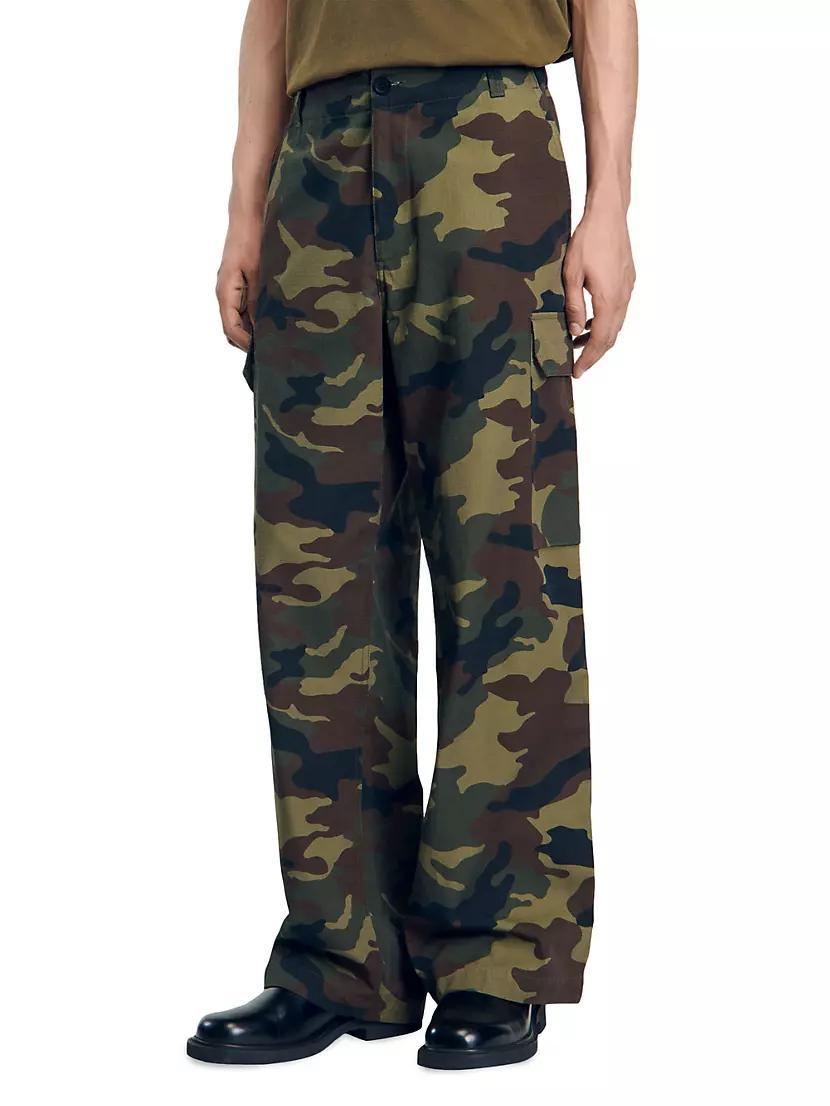 Camouflage Cargo Trousers Product Image