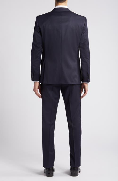 HUGO BOSS Boss Virgin Wool Suit In Blue Product Image