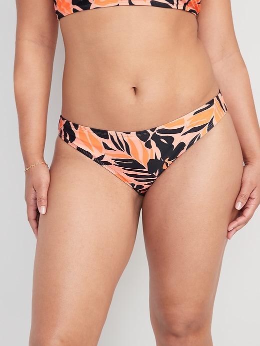 High-Waisted Classic Bikini Swim Bottoms Product Image