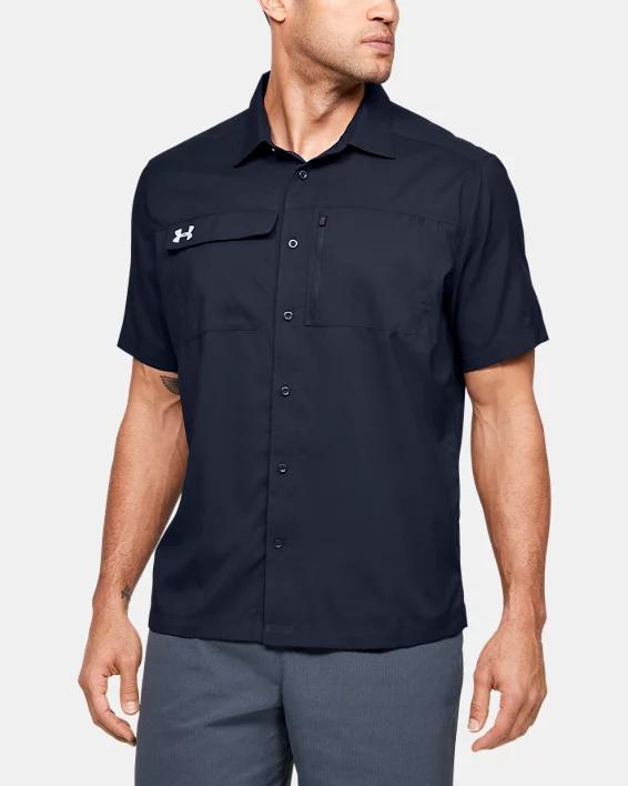 Mens UA Motivator Coachs Button Up Shirt Product Image