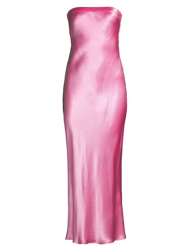 Womens Moondance Satin Strapless Dress Product Image