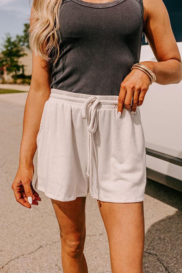 Take A Holiday Shorts In Light Stone Product Image