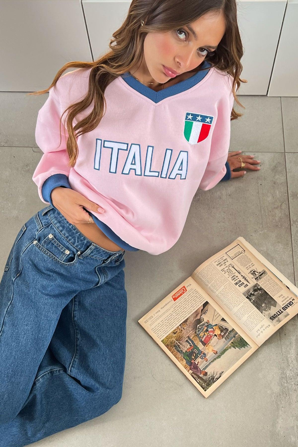 Italy Oversized Sweatshirt Product Image