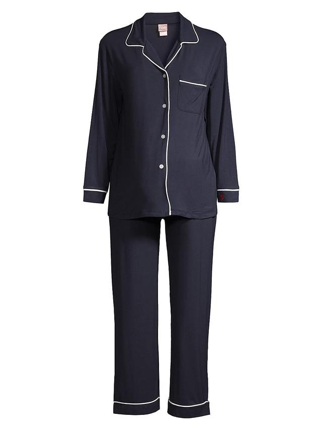 Womens Penelope Piped Pajama Set Product Image