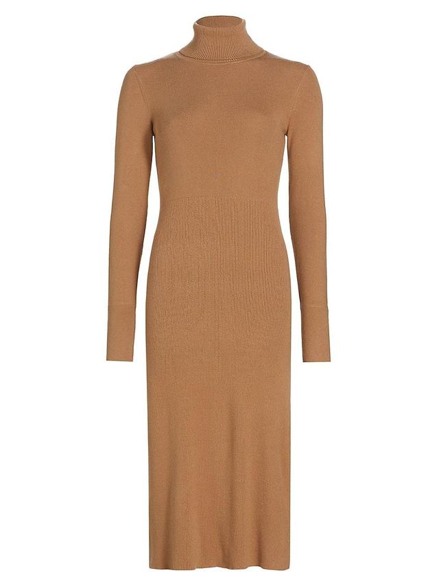 Womens Emery Knit Turtleneck Midi-Dress Product Image