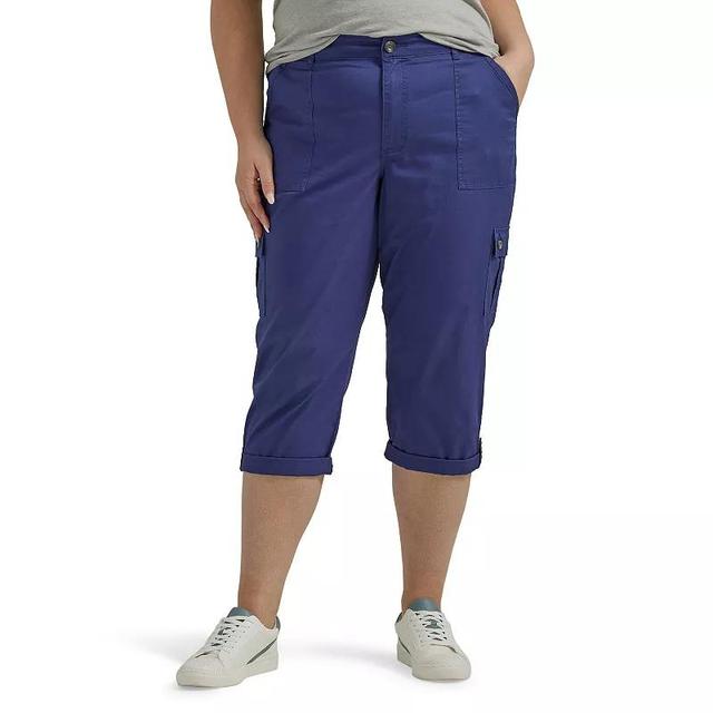 Plus Size Lee Flex-To-Go Cargo Capri Pants, Womens Product Image