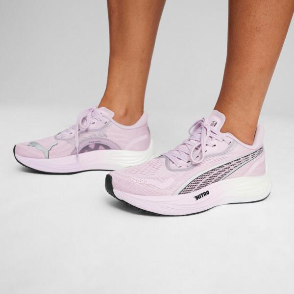 PUMA Velocity NITROâ¢ 3 Radiant Run Women's Running Shoes in Grape Mist/Black Product Image