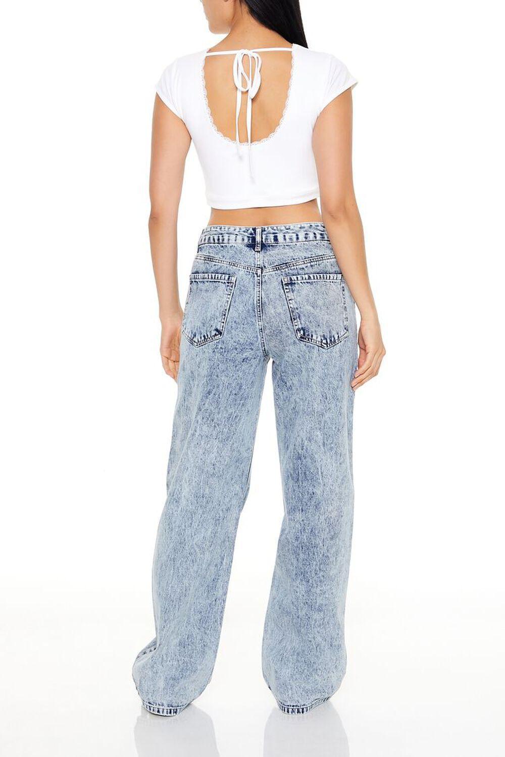 Heart Mineral Wash Jeans | Forever 21 Product Image