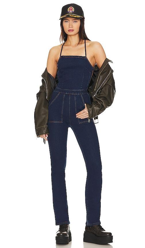 Macey Denim Jumpsuit Product Image