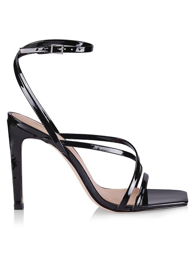Schutz Bari Patent Leather Strappy Dress Sandals Product Image