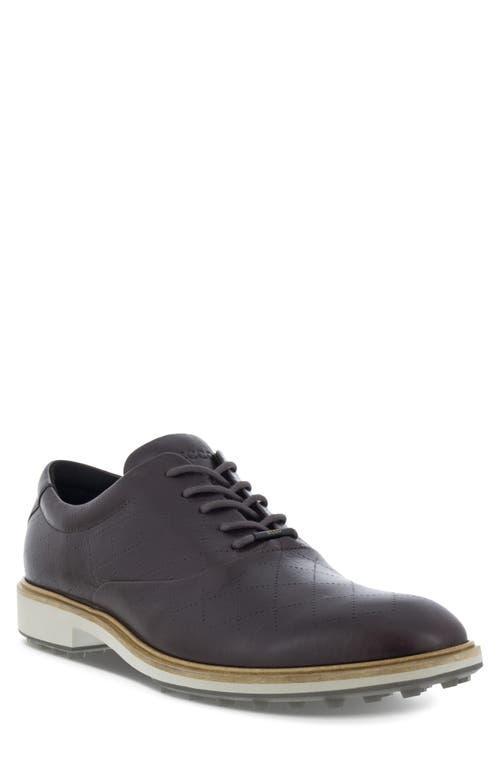 ECCO Mens Classic Hybrid Water-Repellent Leather Golf Shoes Product Image