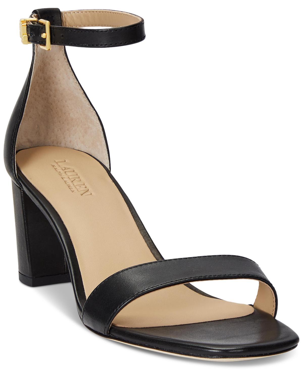 Lauren Ralph Lauren Womens Logan Block Heel Dress Sandals Product Image