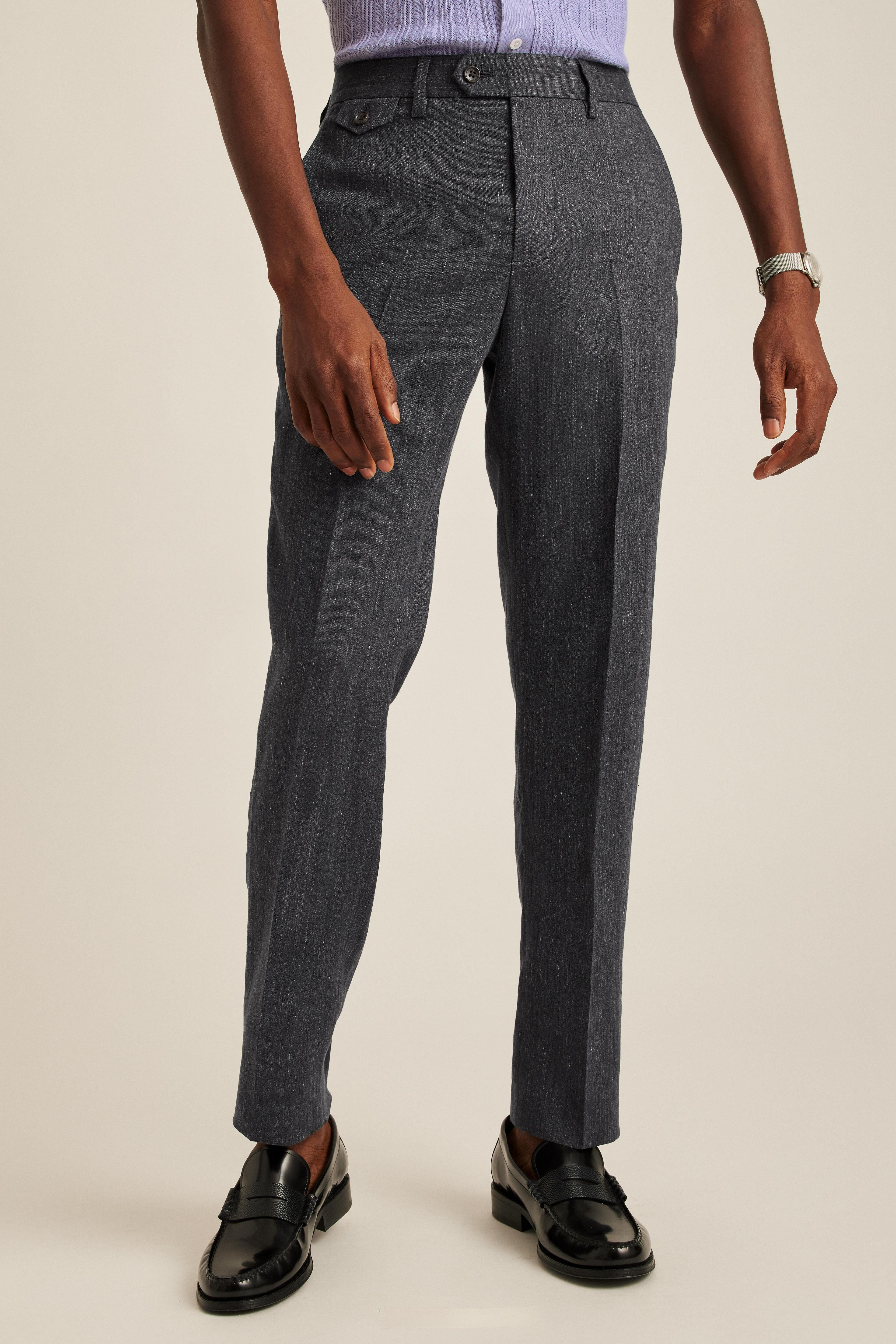 Italian Stretch Linen Suit Pant Product Image