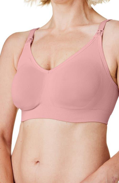 Bravado Designs Body Silk Seamless Nursing Bra 1401V, Womens Pink Product Image