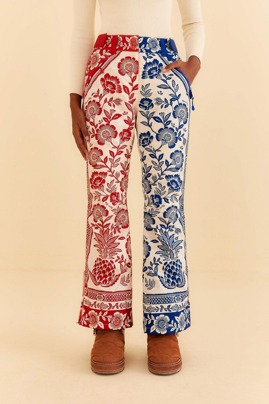 Mixed Pineapple Garden Ski Pants Product Image