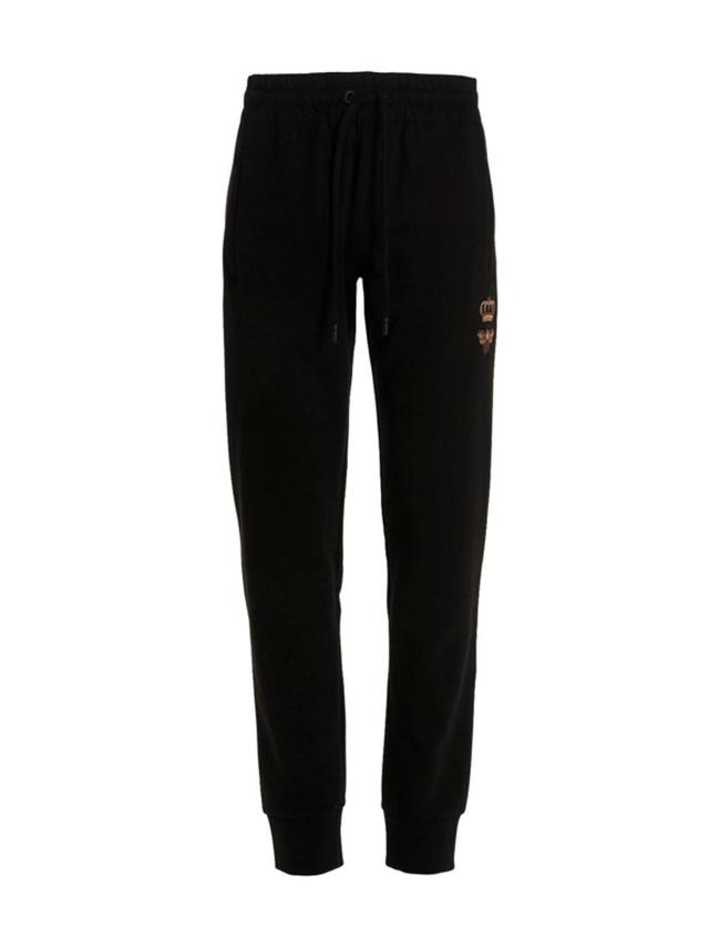 Dolce E Gabbana Mens Black Cotton Joggers Product Image