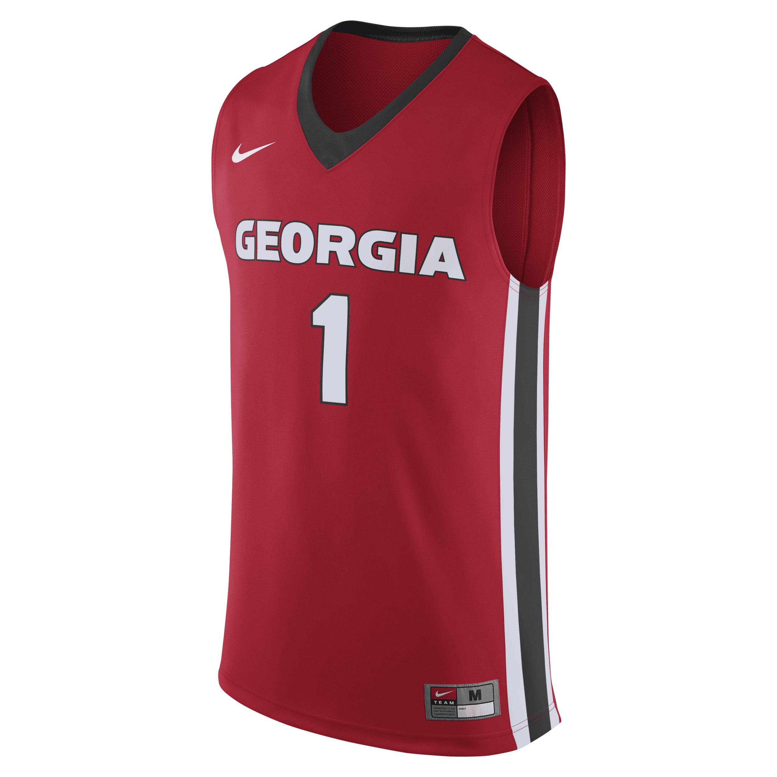 Mens Nike #1 Georgia Bulldogs Replica Jersey Product Image