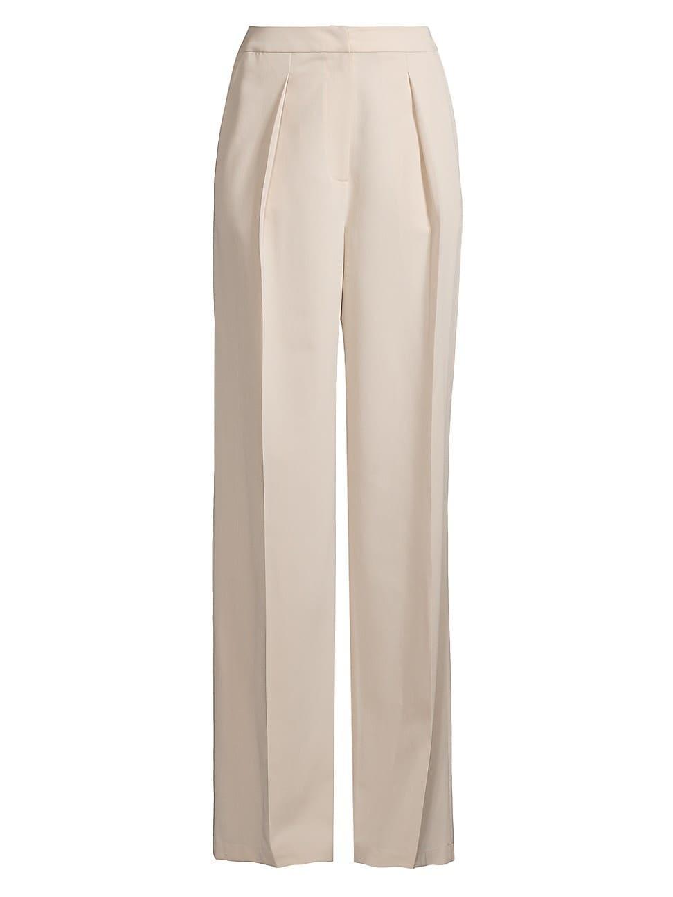 Womens Wide-Leg Tailored Pants product image