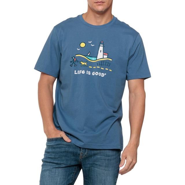 Life is Good® Jake and Rocket Lighthouse Walk Classic T-Shirt - Short Sleeve Product Image