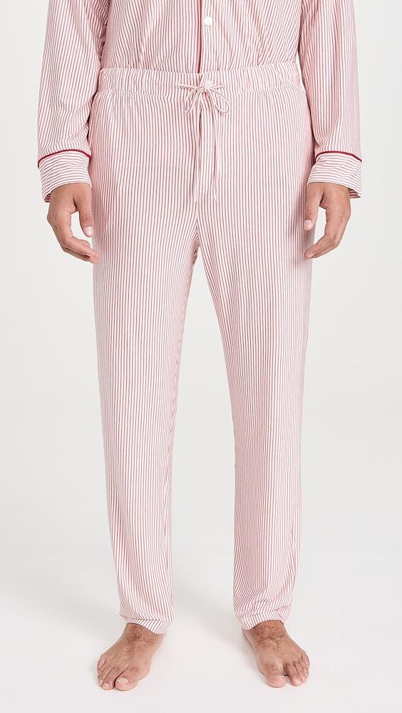 Eberjey William Modal Striped Long PJs | Shopbop Product Image