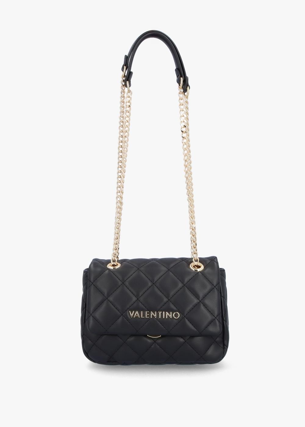 VALENTINO GARAVANI Mini Ocarina Quilted Relove Recycle Black Shoulder Bag In Bke Product Image