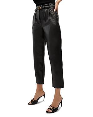 Veronica Beard Coolidge Faux Leather Pants Product Image