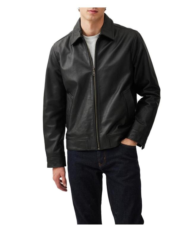 Mens Haymarket Bomber Jacket Product Image