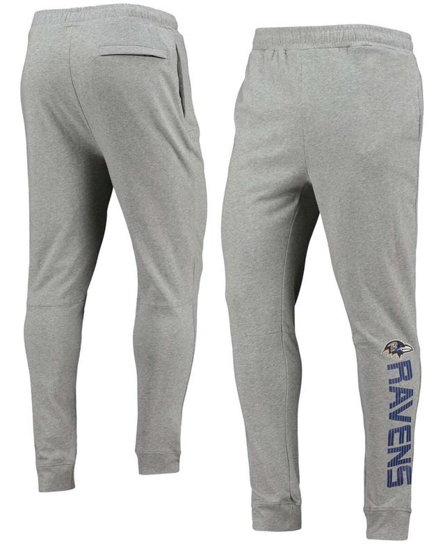 Mens Heathered Gray Baltimore Ravens Jogger Pants Product Image