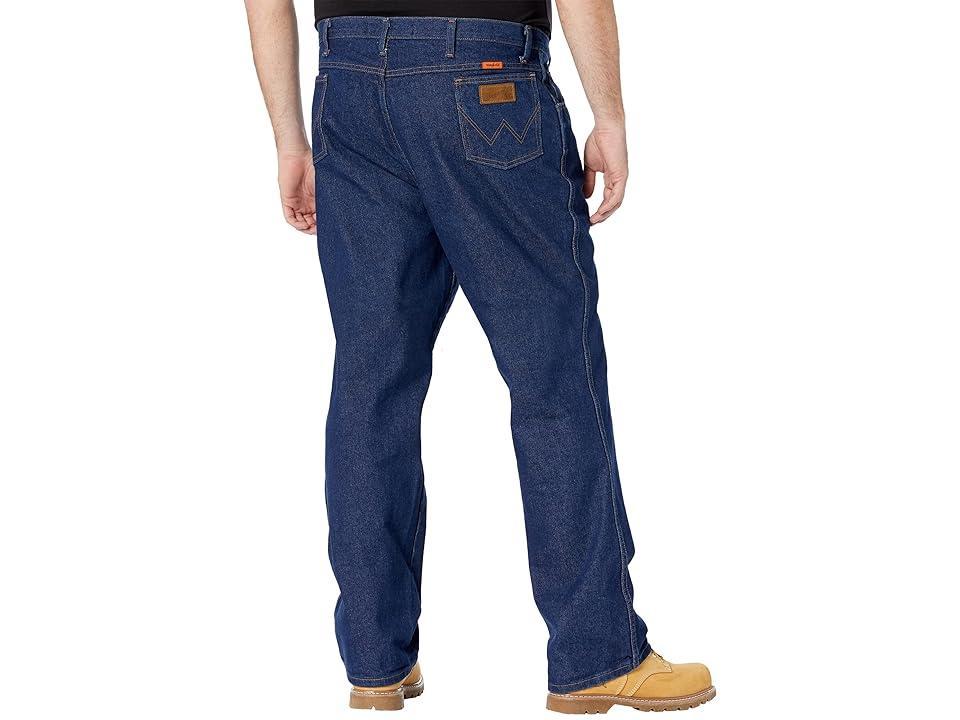 Wrangler Big Tall Flame Resistant Premium Performance Slim Fit Jeans (Dark Denim) Men's Jeans Product Image